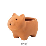 動物兵馬俑盆栽（帶孔）貓河馬豬兔【2022新款】