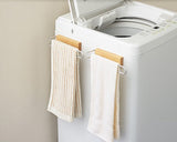 鋁製浴墊衣架2P（磁鐵式）